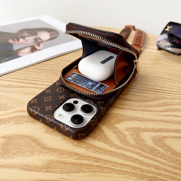 Lou GG Card Holder Chain iPhone Case - 图片 8