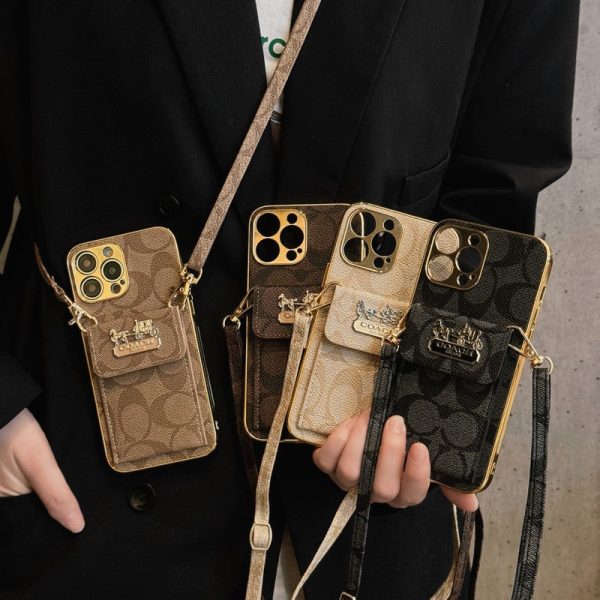 Coa Card Bag Leather Chain iPhone Case - 图片 7