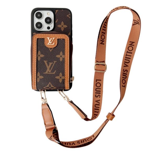 Lou GG Card Holder Chain iPhone Case - 图片 14