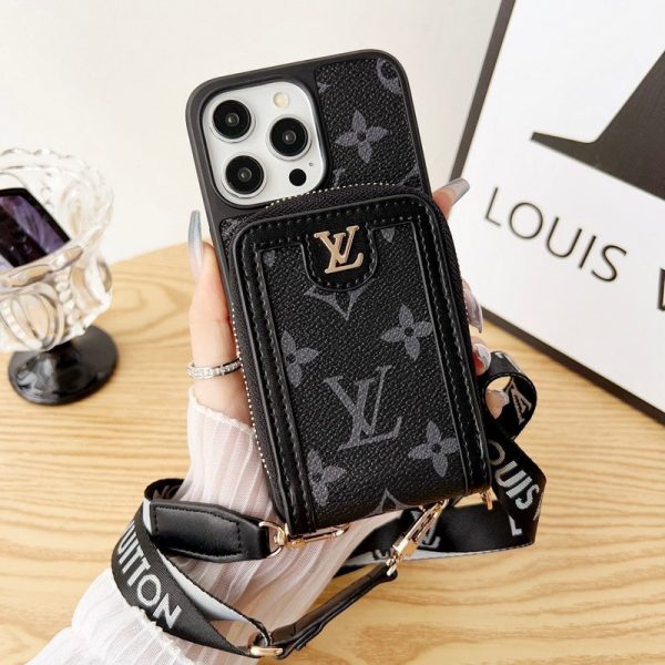 Lou GG Card Holder Chain iPhone Case - 图片 17
