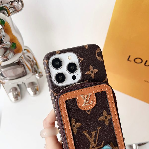 Lou GG Card Holder Chain iPhone Case - 图片 15