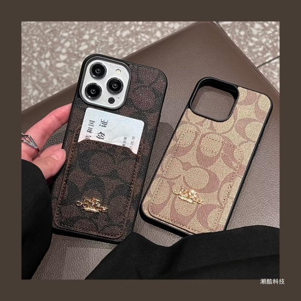 Coa Card Bag Leather iPhone Case - 图片 2