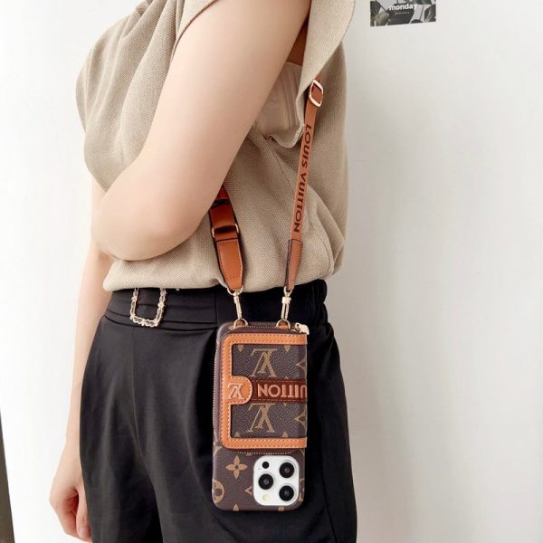 Lou GG Card Holder Chain iPhone Case - 图片 3