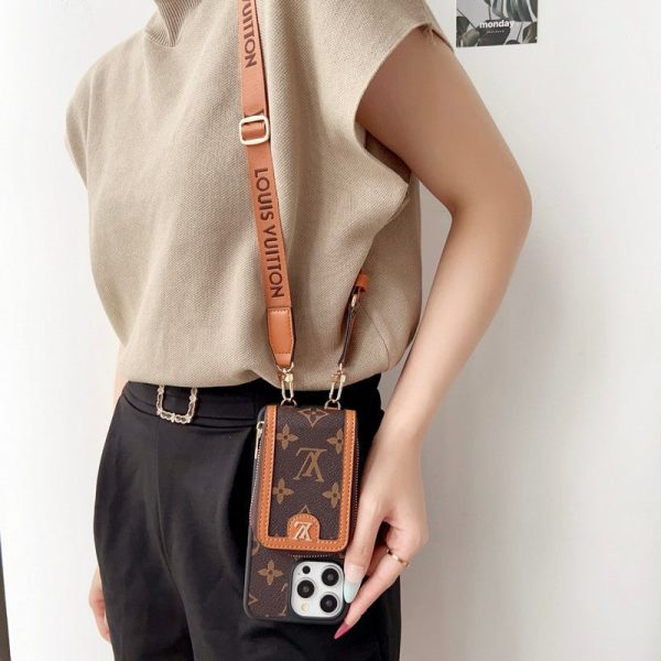 Lou GG Card Holder Chain iPhone Case - 图片 12