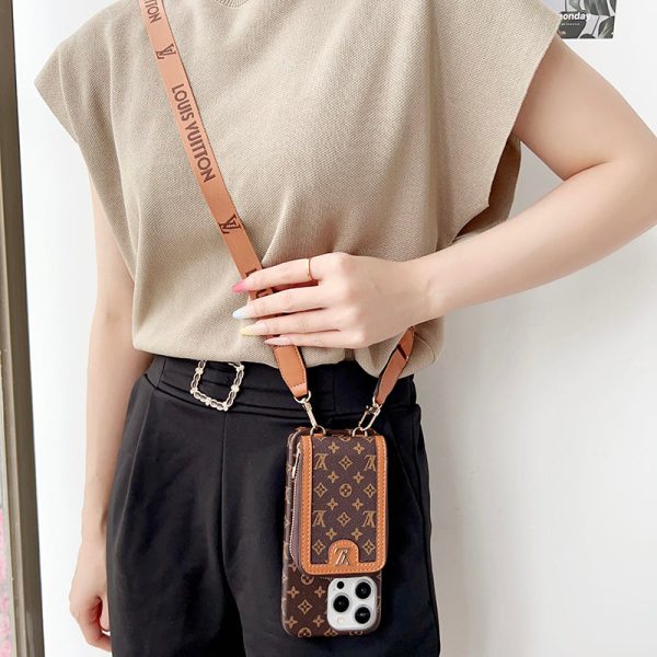 Lou GG Card Holder Chain iPhone Case - 图片 9