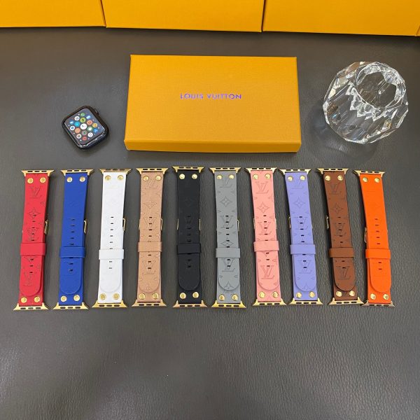 Bracelet de rechange Apple avec décoration en rivets et monogramme en relief WATCH BANDS - 图片 13