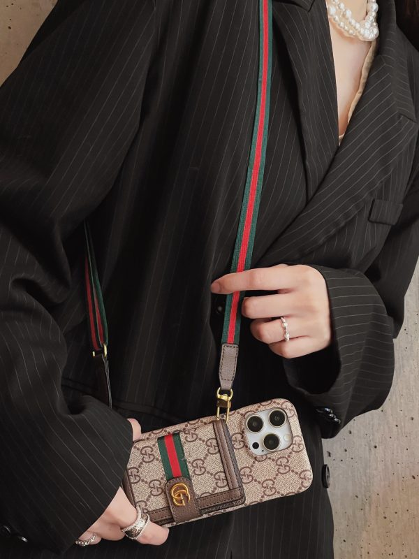 GG Card Bag Crossbody iPhone Case - 图片 8