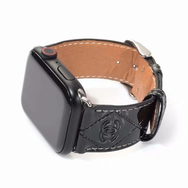 GLOSSY LEATHER APPLE WATCH BAND - 图片 13