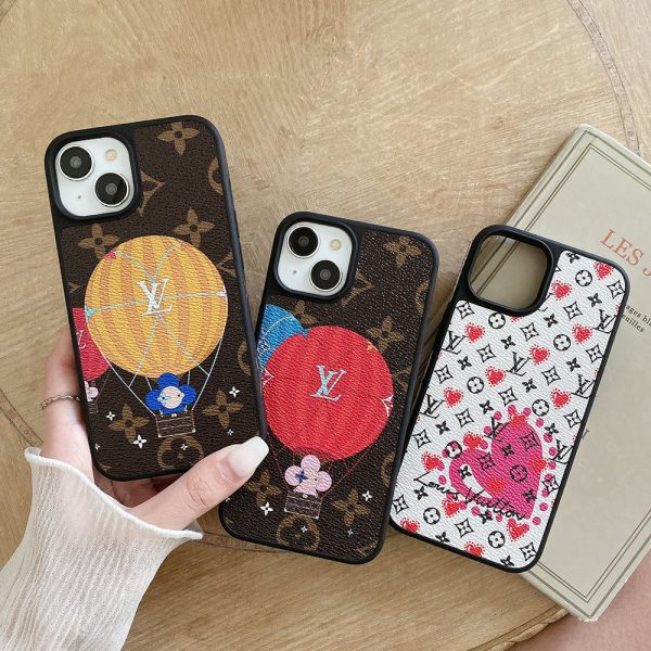Lou Balloon & Heart Leather iPhone Case - 图片 4