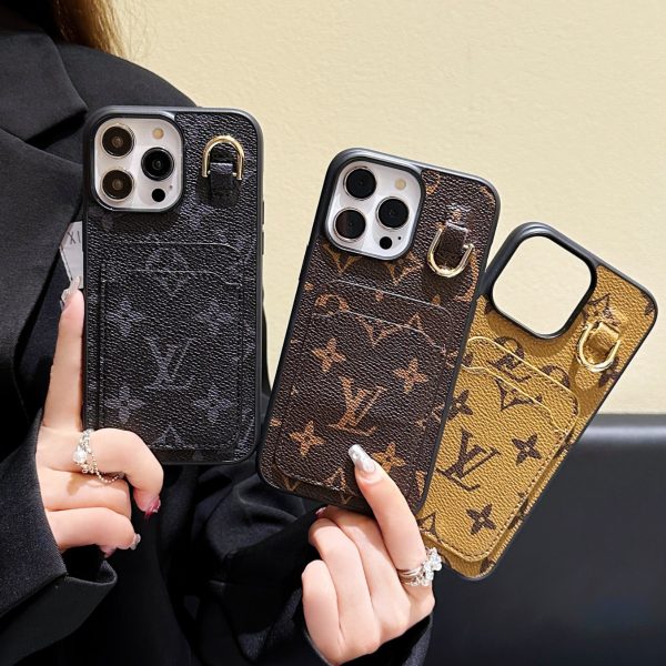 Lou Card Holder Leather iPhone Case - 图片 10
