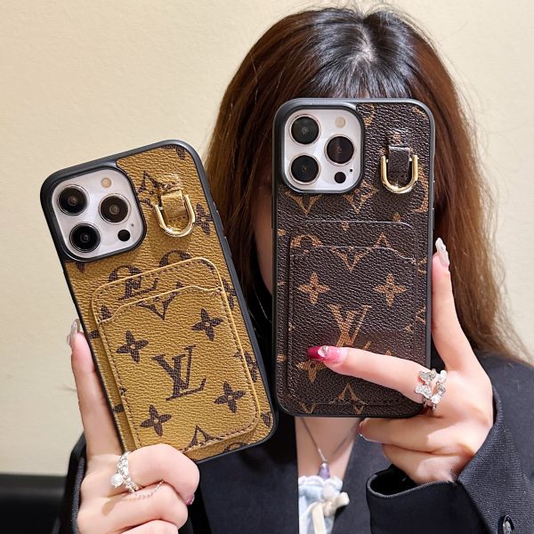 Lou Card Holder Leather iPhone Case - 图片 9
