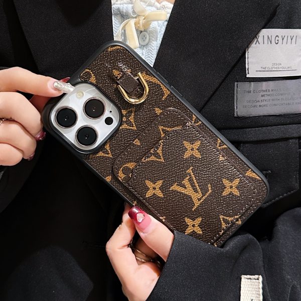 Lou Card Holder Leather iPhone Case - 图片 8