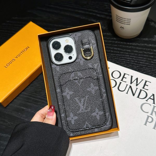 Lou Card Holder Leather iPhone Case - 图片 7