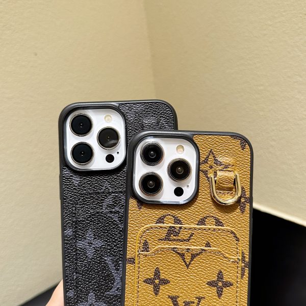 Lou Card Holder Leather iPhone Case - 图片 6