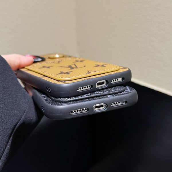 Lou Card Holder Leather iPhone Case - 图片 4