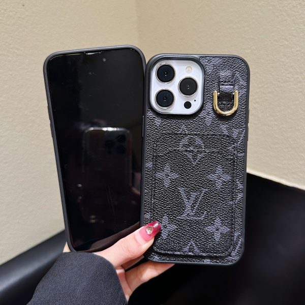 Lou Card Holder Leather iPhone Case - 图片 5