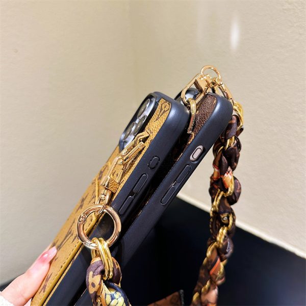 Lou Card Holder Scarves iPhone Case - 图片 4