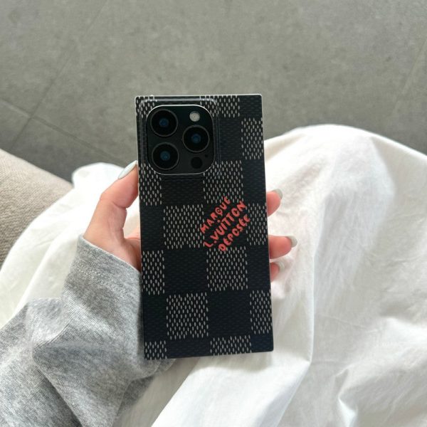 Lou Black & White Sqaure iPhone Case - 图片 16