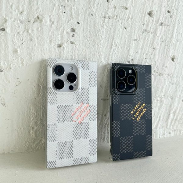 Lou Black & White Sqaure iPhone Case - 图片 8