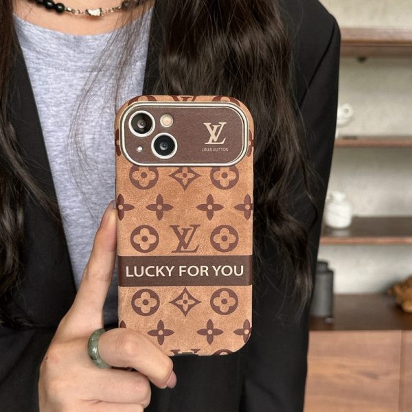 Lou Brown & Black Classic Leather iPhone Case - 图片 17
