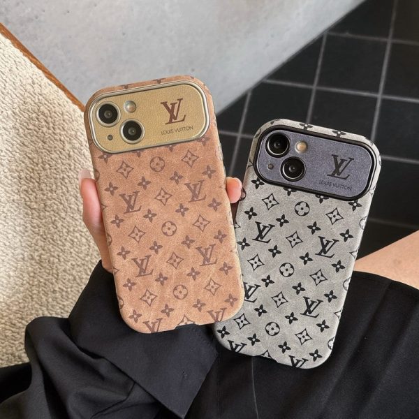 Lou Brown & Black Classic Leather iPhone Case - 图片 12