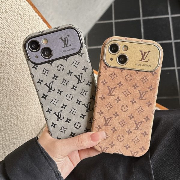 Lou Brown & Black Classic Leather iPhone Case - 图片 10