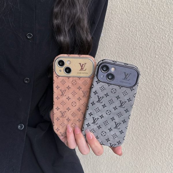 Lou Brown & Black Classic Leather iPhone Case - 图片 6