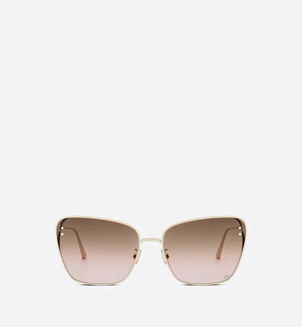 Brown-to-Pink Gradient Butterfly Sunglasses MISDB2U - 图片 2