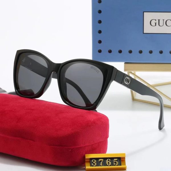 Square Round Frame Sunglasses - 图片 12