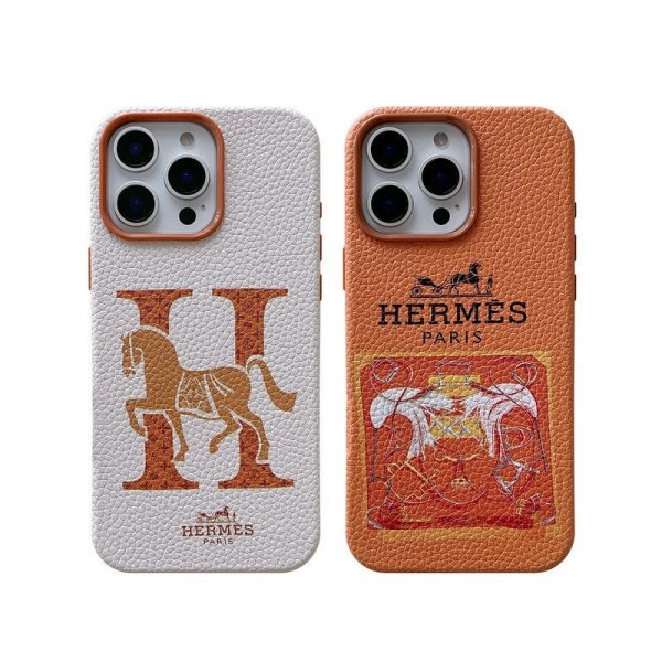 Herm Leather iPhone Case - 图片 3