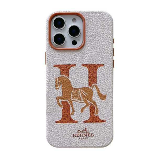 Herm Leather iPhone Case - 图片 2