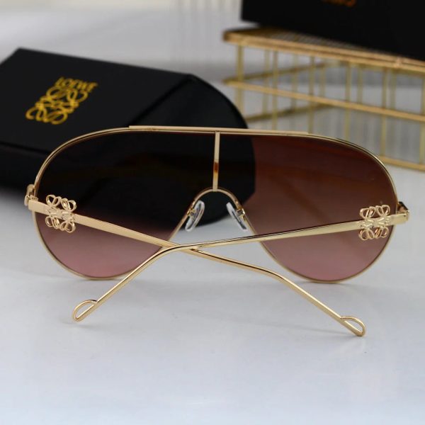 Oval round frame sunglasses - 图片 8