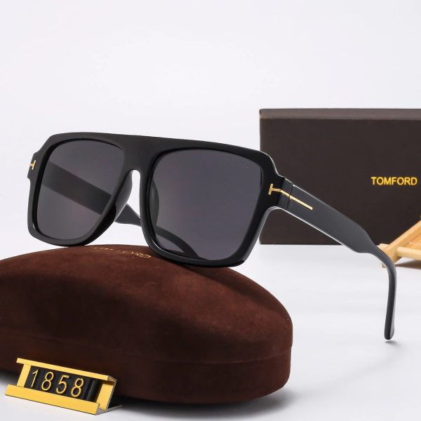Square Round Sunglasses 1858 - 图片 2