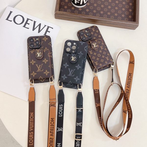 Lou Card Bag Crossbody Color Chain iPhone Case - 图片 5