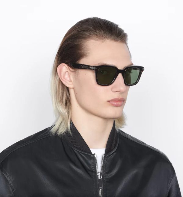 Black Rectangular Sunglasses SUTS10I - 图片 5