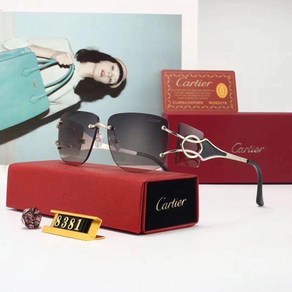 Novel HD Metal Sunglasses8381 - 图片 3