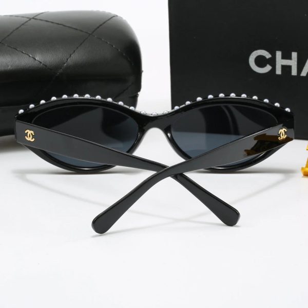 Luxury Pearl Cat Eye Sunglasses - 图片 7