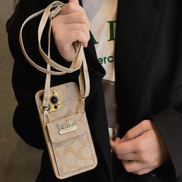 Coa Card Bag Leather Chain iPhone Case - 图片 13