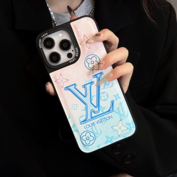Lou Blue Leather iPhone Case - 图片 6