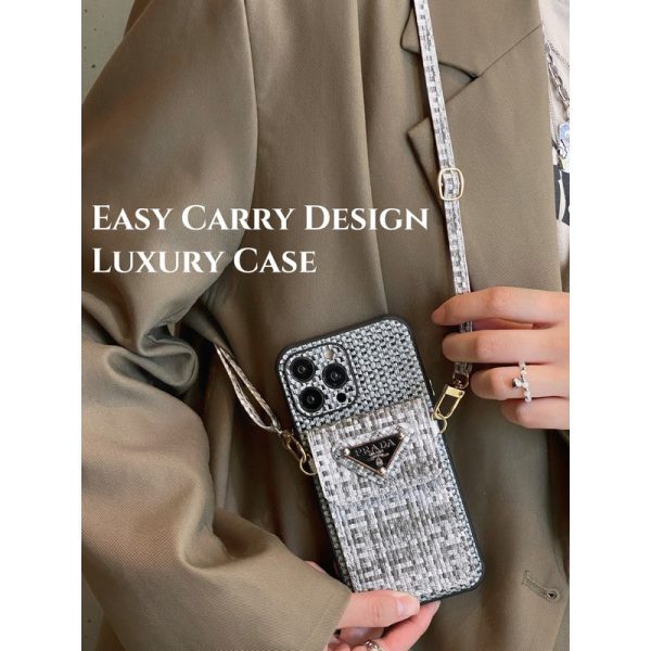 Pra Weave Card Bag Crossbody iPhone Case - 图片 5