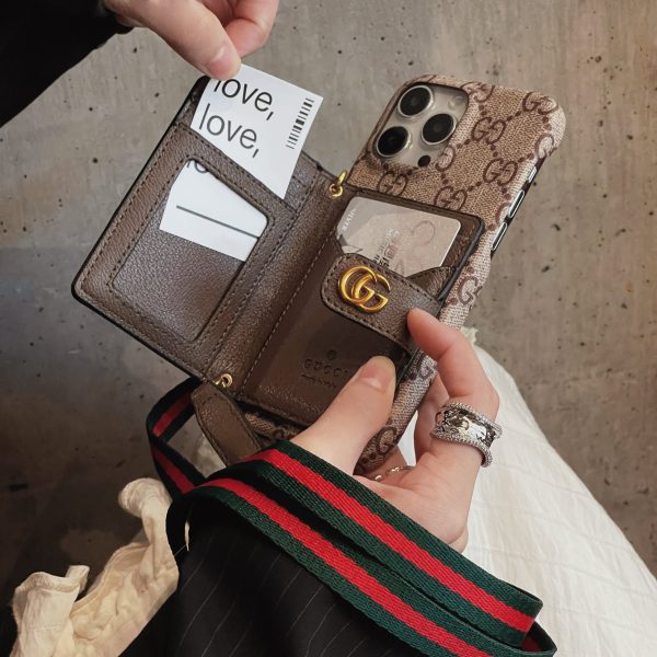 GG Card Bag Crossbody iPhone Case - 图片 6