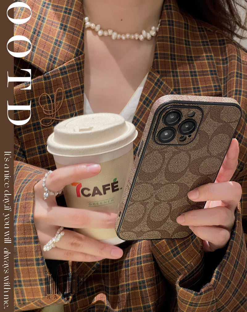 Coach iPhone Case  Coffee -QB240402 - 图片 2