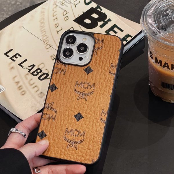 MCM iPhone Case  Yellow-MCK240603 - 图片 2