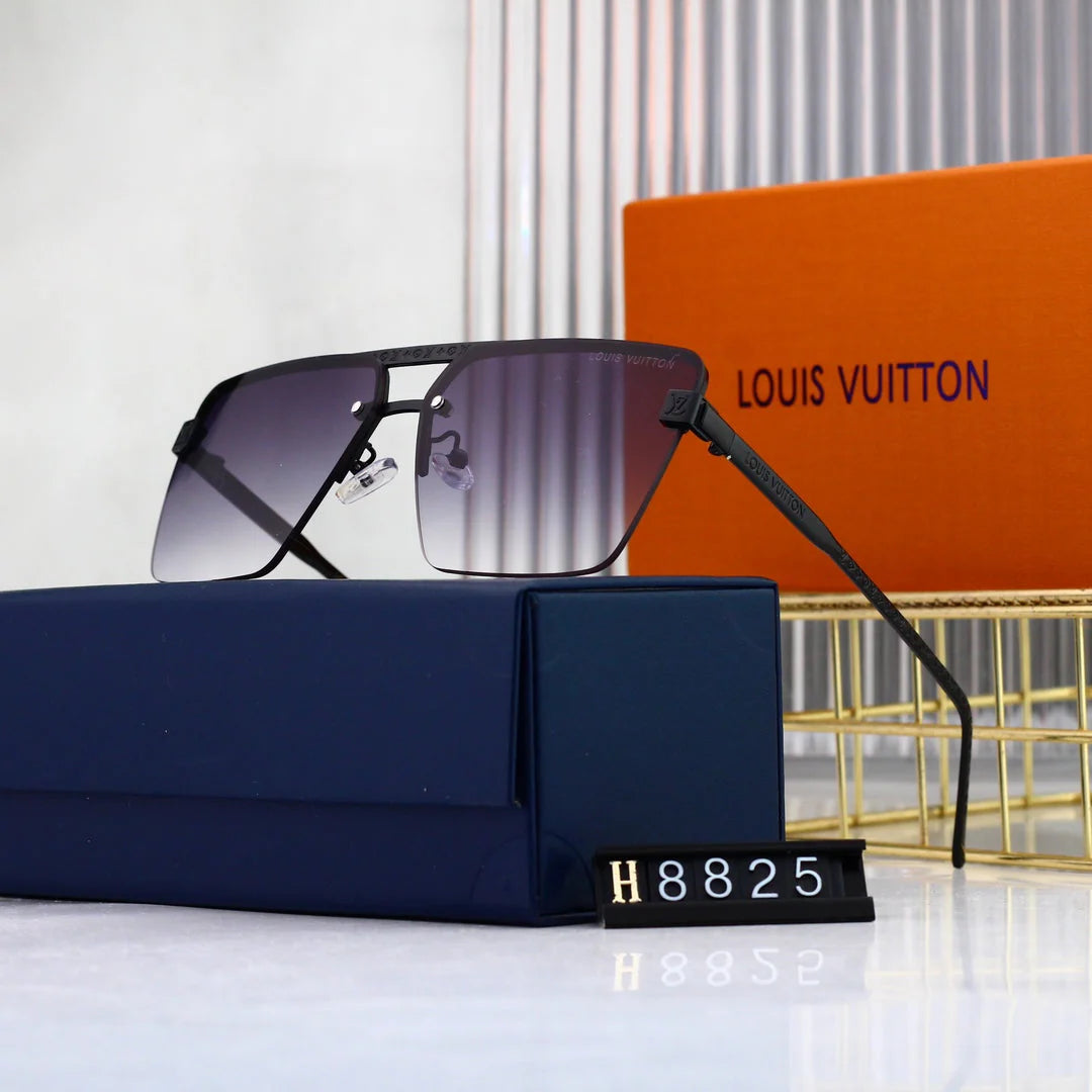 HD Metal Monogram Sunglasses H8825 - 图片 9