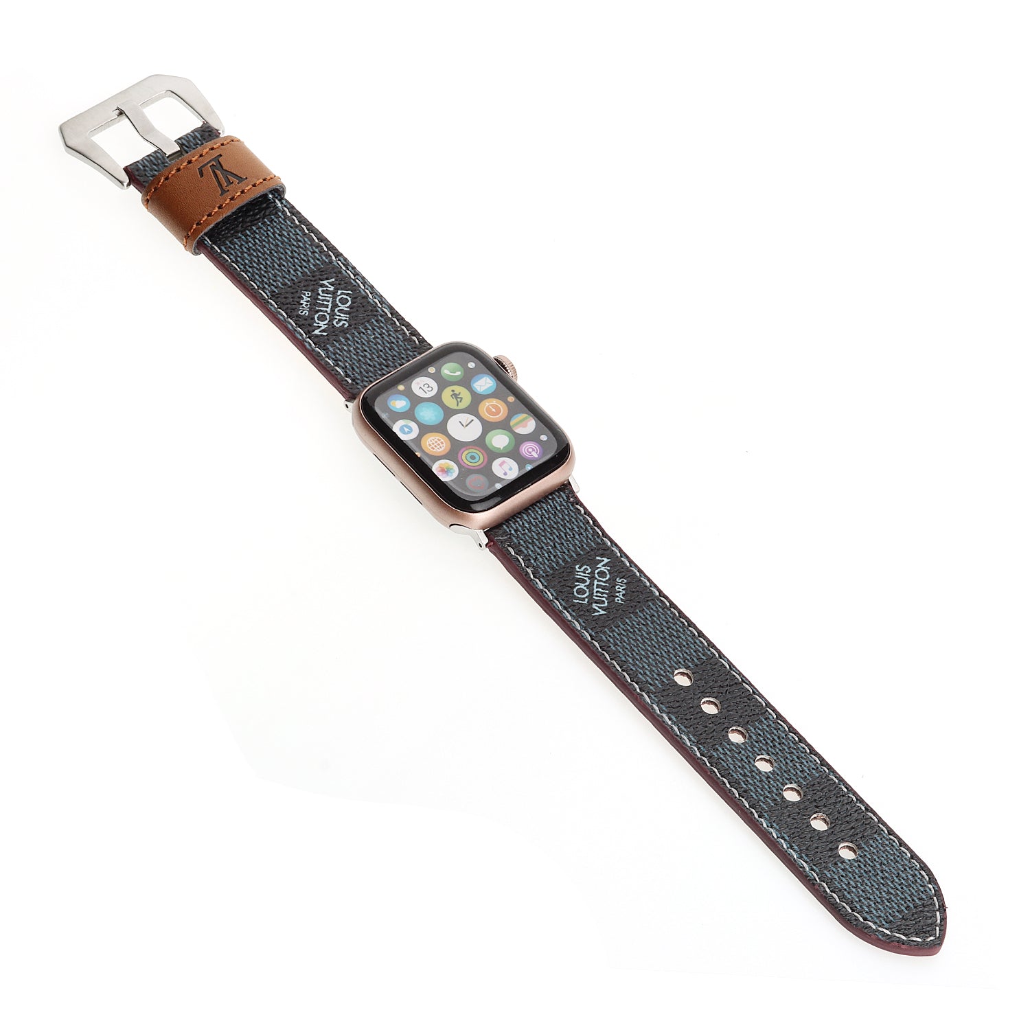 LEATHER CANVAS LUXURY APPLE WATCH BANDS - 图片 15