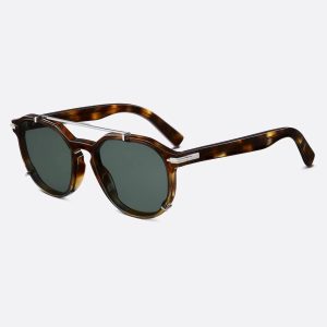Brown Tortoiseshell-Effect Pantos Sunglasses