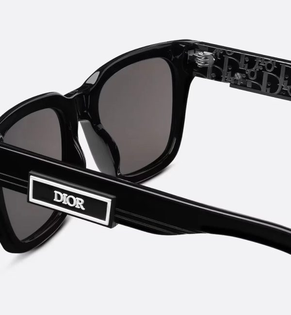Black Rectangular Sunglasses DB23S1I - 图片 4