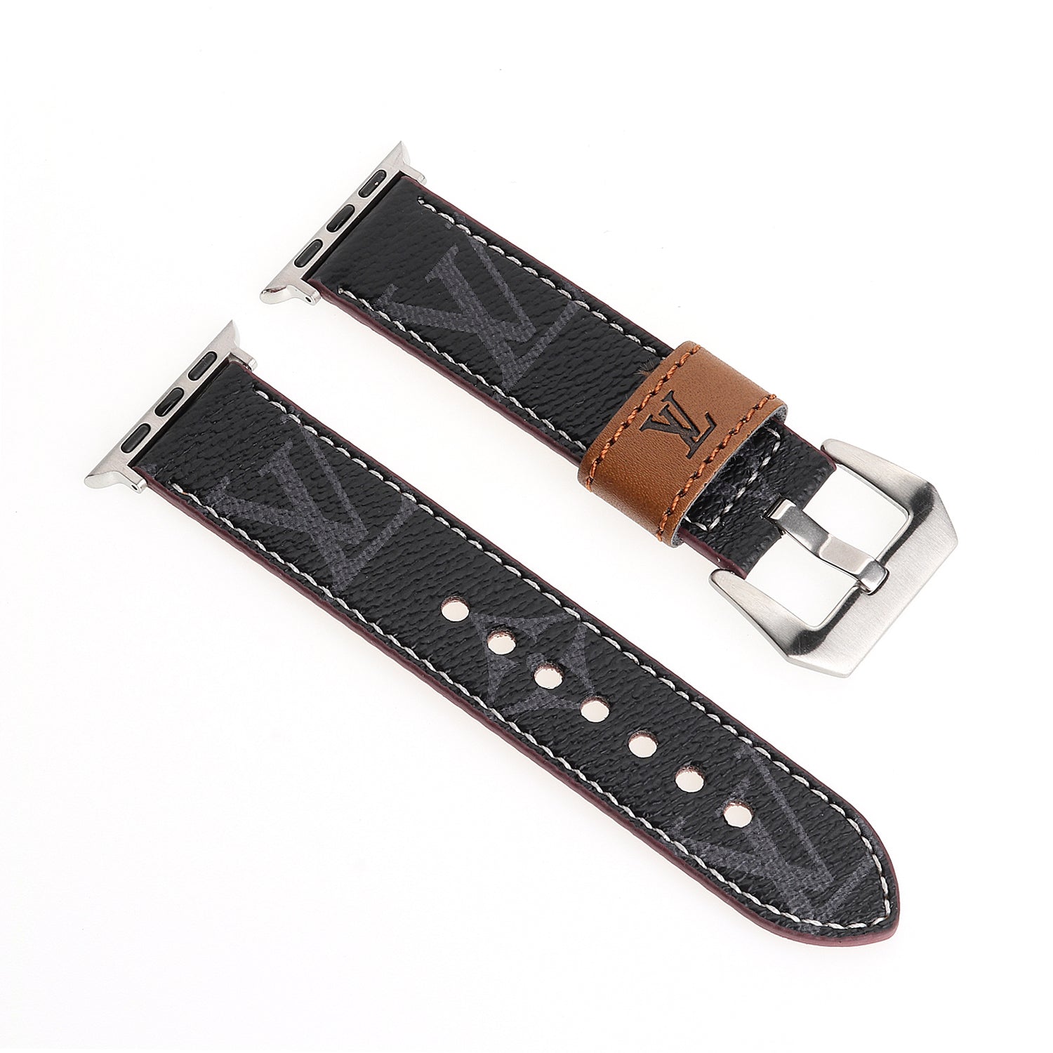 LEATHER CANVAS LUXURY APPLE WATCH BANDS - 图片 21