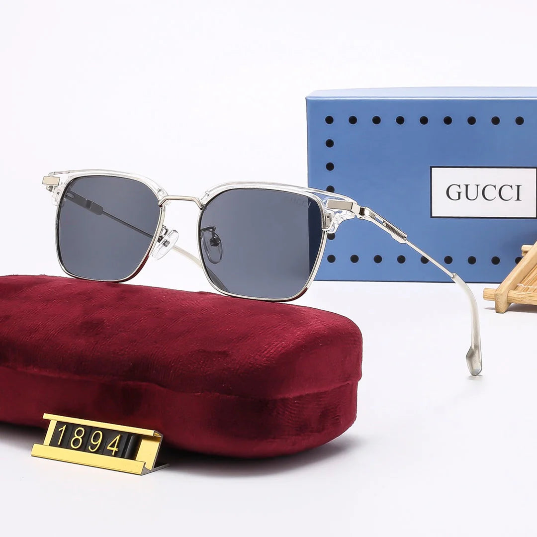 RECTANGULAR-FRAME METAL SUNGLASSES 1894 - 图片 4