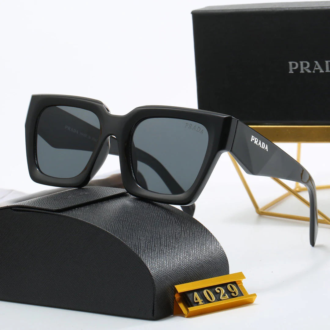 Fashionable square frame universal sunglasses 4029 - 图片 2